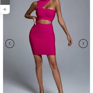 Bella ballet hot pink  party/cocktail dress, bondage, size XS, new